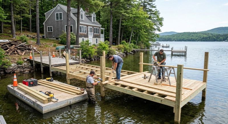 Boat Dock Installation in Roswell, GA