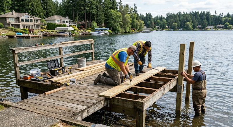 Water Dock Repair in Overland Park, KS