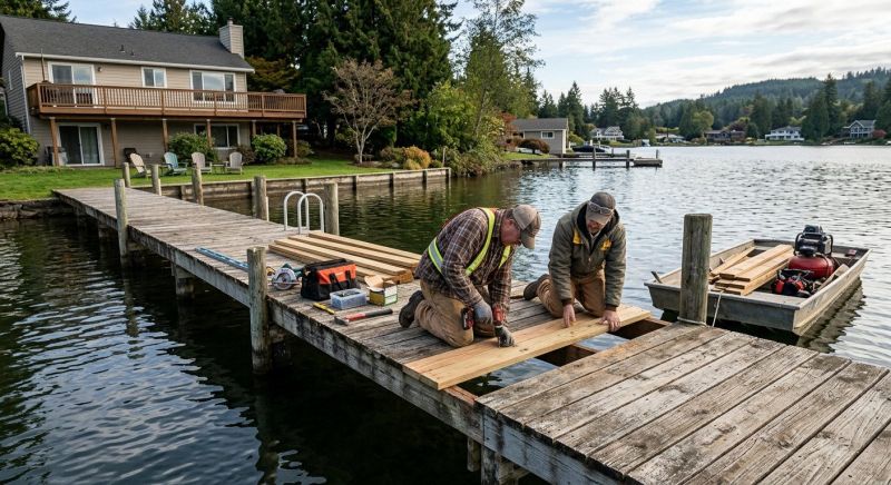 Wood Dock Repair in Kansas City, MO