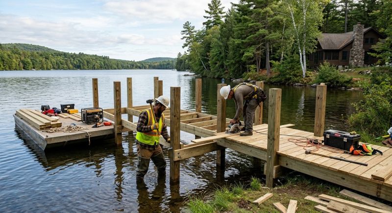 Pond Dock Installation in Denver County, CO